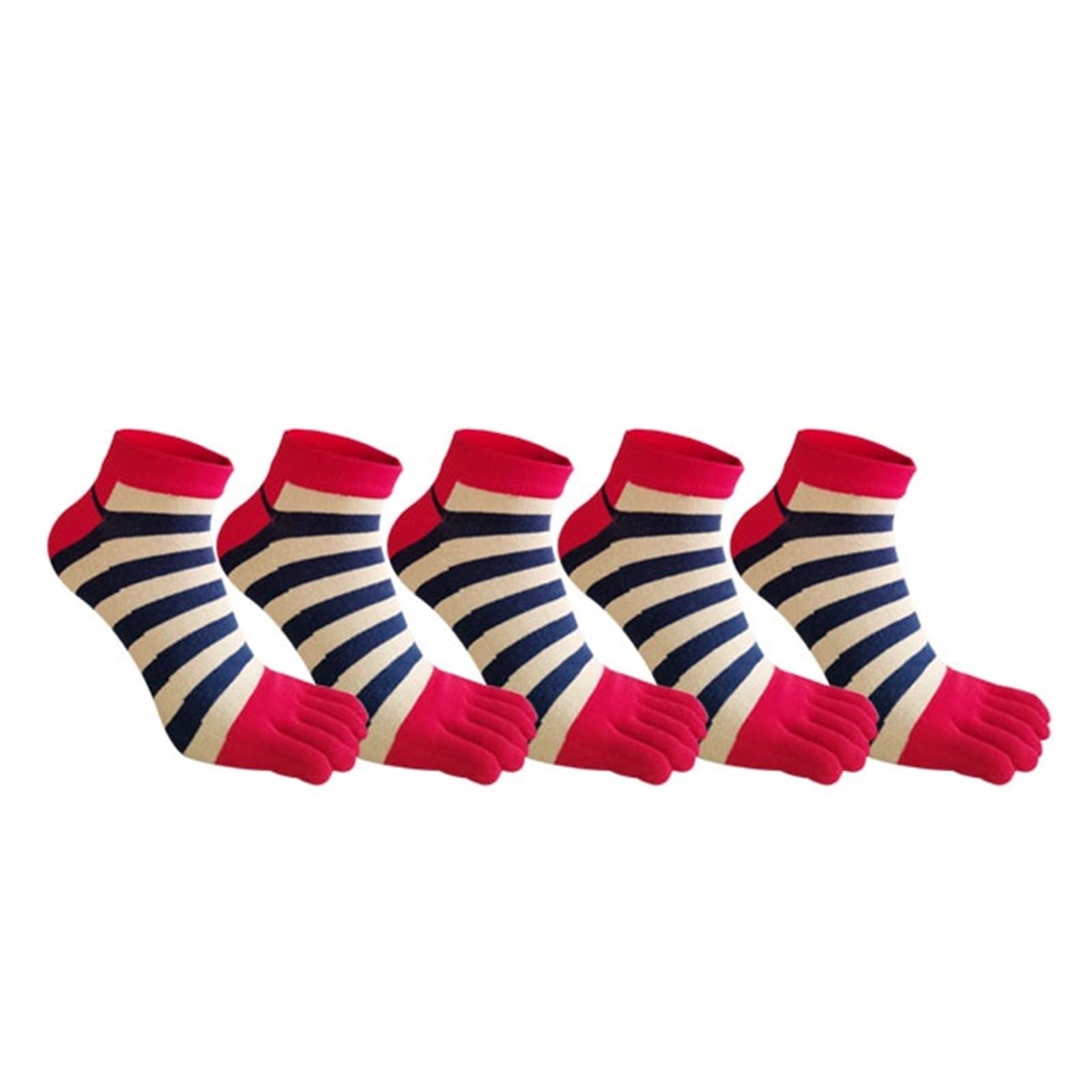 ITRHJTGP Finger Socks Tabi Toe Alignment Men Flip Flop Socks for Fitness(Color5)