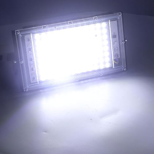 Miniatura 8 de plplaaoo Luz de inundación LED de 100 W luz de trabajo LED súper brillante 10000 luminosa luz de inundación de ángulo de haz de 120 blanco frío IP66