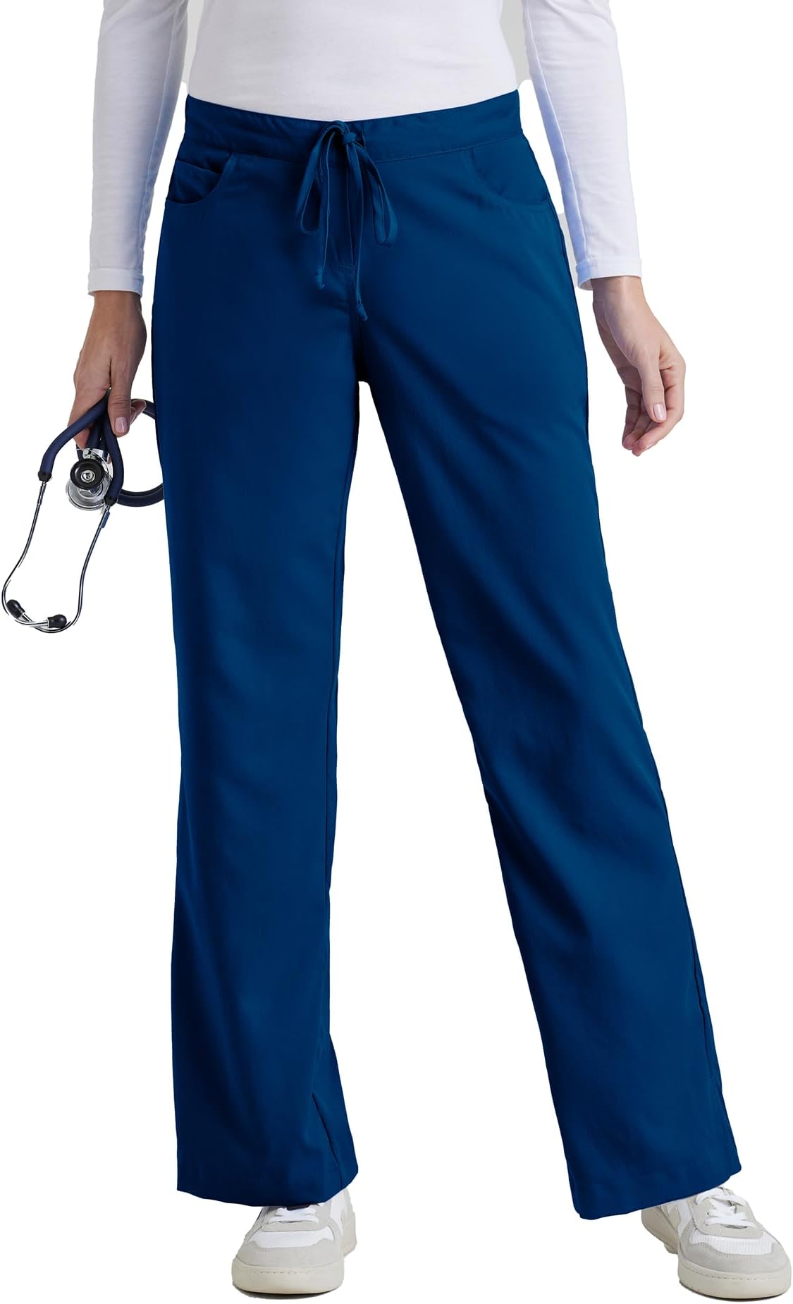 Grey's Anatomy Women's Riley Pant, Easy Care Medical Scrub Pant w/ 5 Pockets & Flared Leg