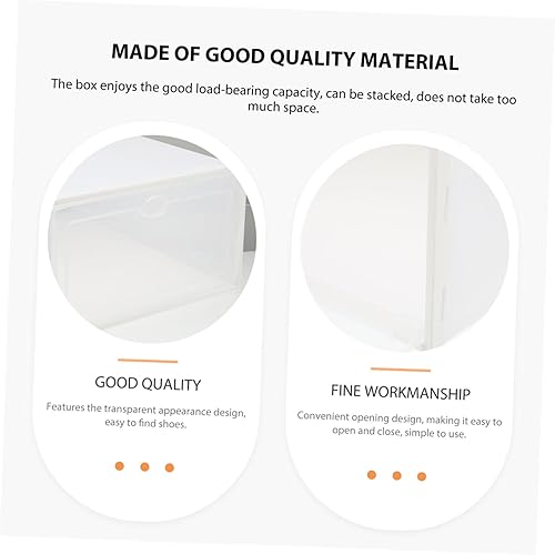 Miniatura 4 de Cabilock Caja de zapatos de plástico transparente para zapatos, cajón transparente, cajas de zapatos para el hogar, caja de almacenamiento