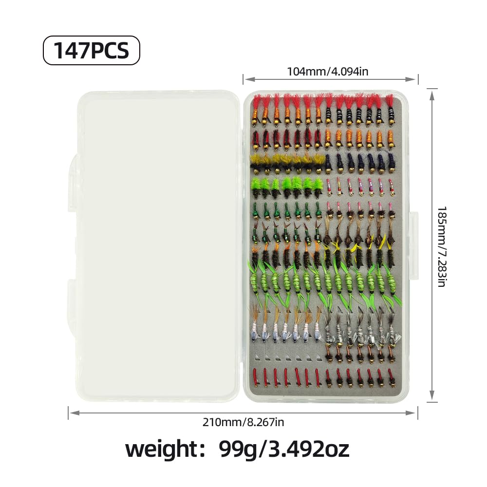 Aqua Flies Ultra Eyes (Hot Orange)