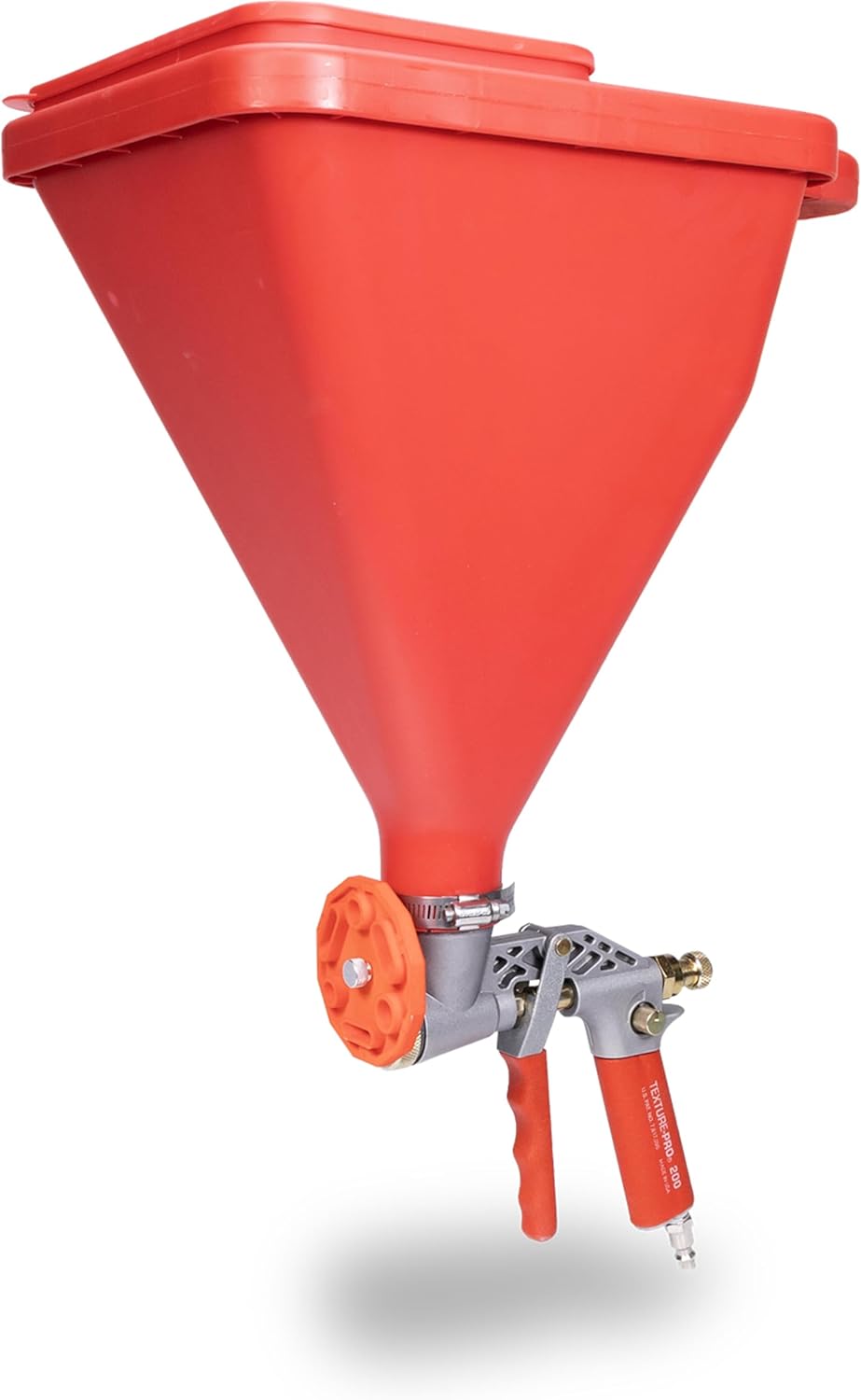 WAL-Board Tools Texture Pro 500 Hopper Gun, USA Made, Complete Kit for Wall and Ceiling Texturing, with Air Control Valve, TP500