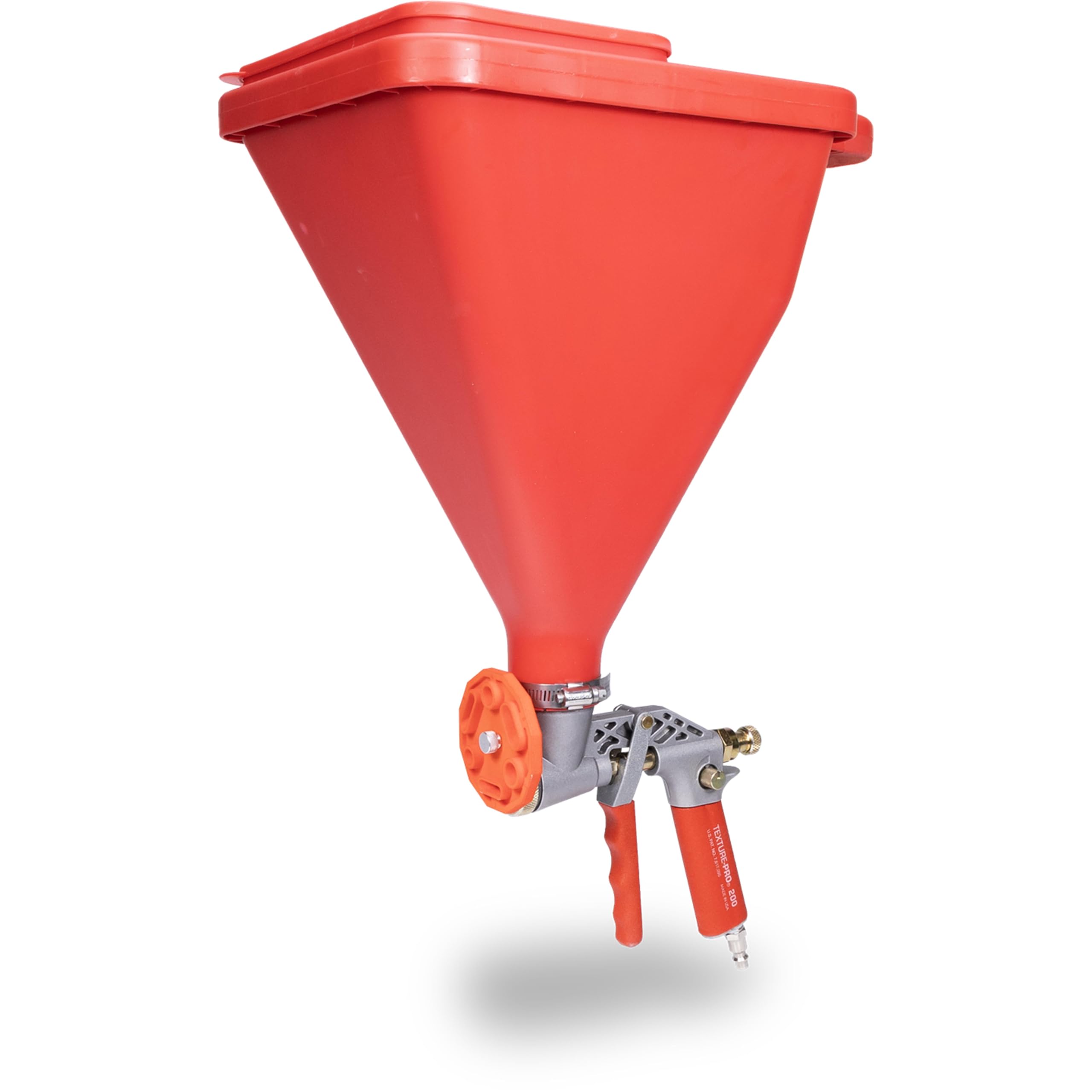 WAL-Board Tools Texture Pro 500 Hopper Gun, USA Made, Complete Kit for Wall and Ceiling Texturing, with Air Control Valve, TP500