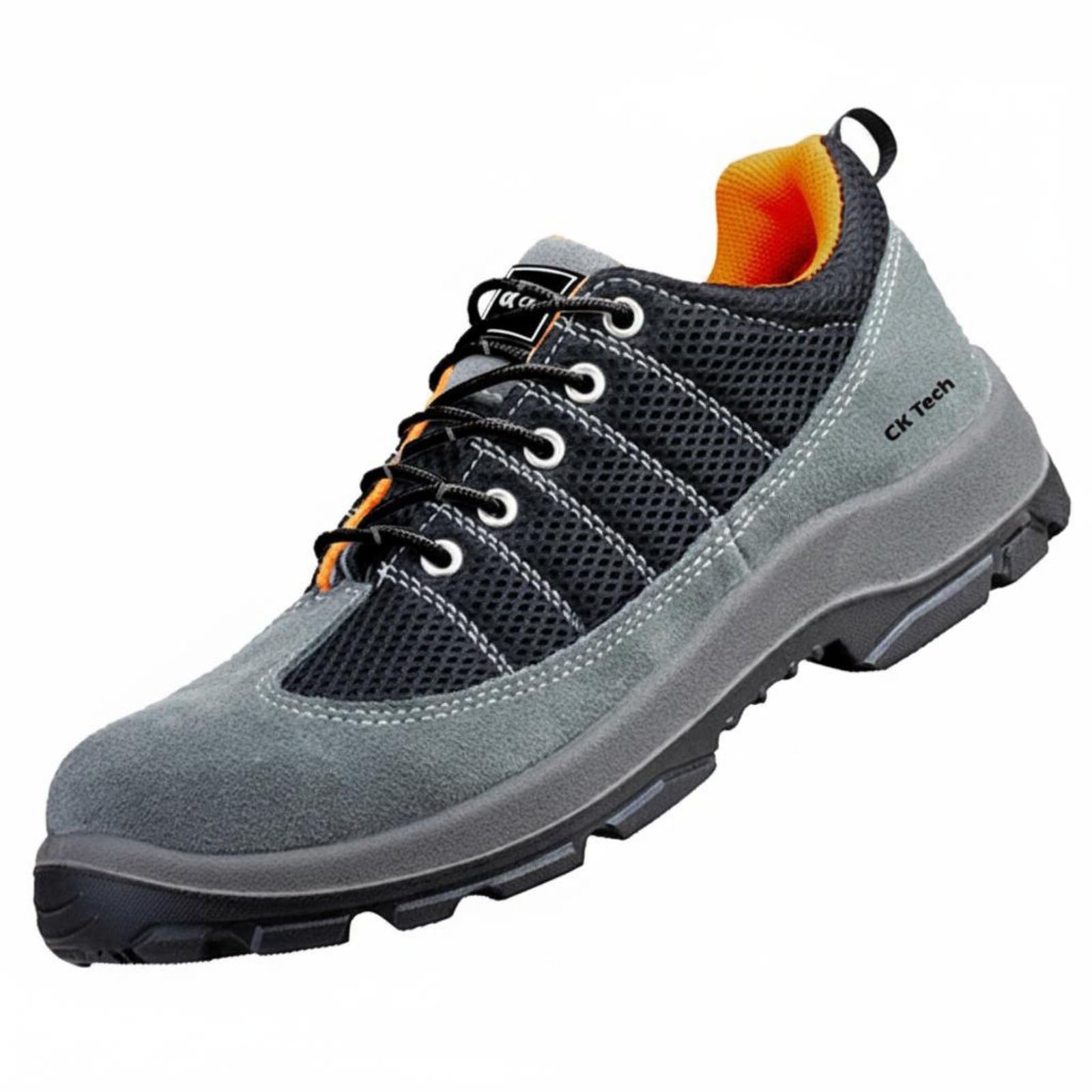 HEAVENGLOW Wear-Resistant Steel Toe Work Shoes Breathable Puncture Proof Work Sneakers for Construction Workers, Factories, Workshops, 41-picture-1