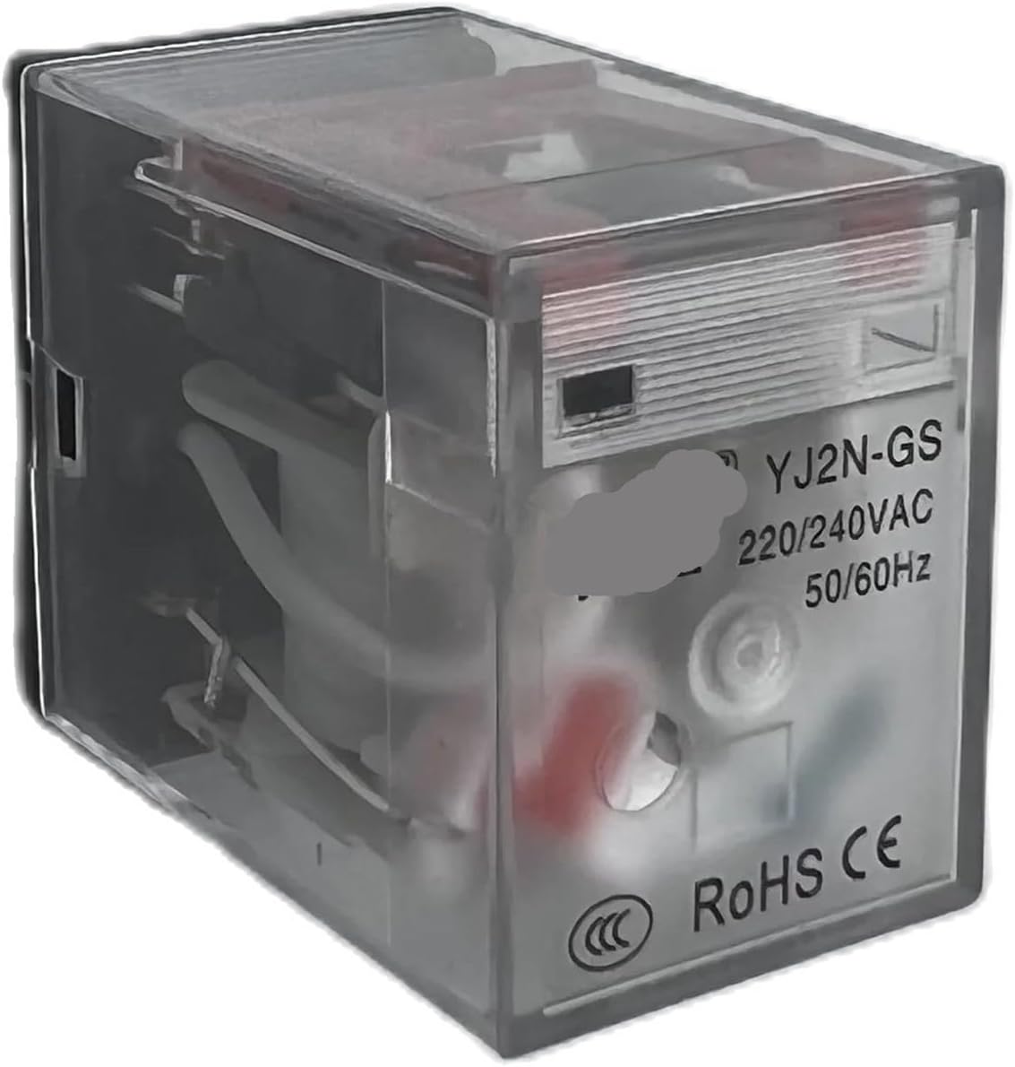 1SET YJ2N-GS DC 24V 5A Coil Small Intermediate Relay Low Power 2 Groups of 8 Pins with Lights