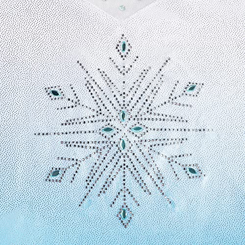 Long Sleeve Ballerina Dress Up For 9-10 Years Girls Snow Blue Mesh Tutu Princess Dress Kids Girls' Dance Clothing 9-10 Years #TOP6