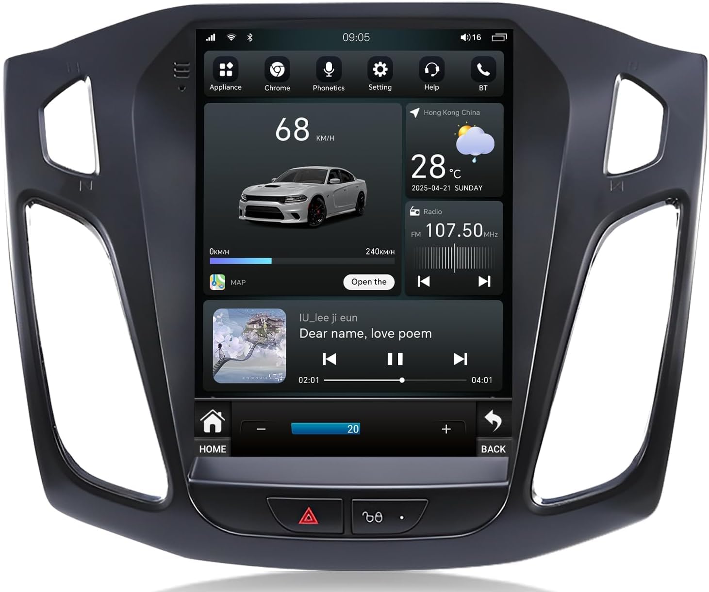 Jingelsye 8Core 4G+64G Car Radio for Ford Focus 2012-2018
