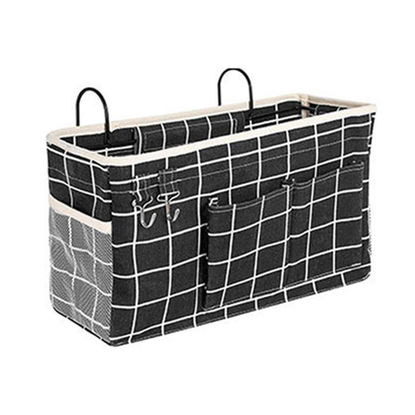 Tsophreniq Dorm Rooms Bed Rails Hanging Organiser Bedside Storage Bag for Books Magazines Remote Control Holder Small Apartment Storage
