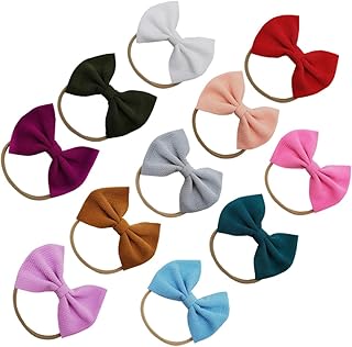 20 Peças Faixa De Cabeça De Nylon Infantil Faixa De Cabelo Com Laço Para Bebê Faixa De Cabeça Para Crianças Acessórios Para Cabelo De Bebê Faixa De Cabelo Para Bebê Faixa De
