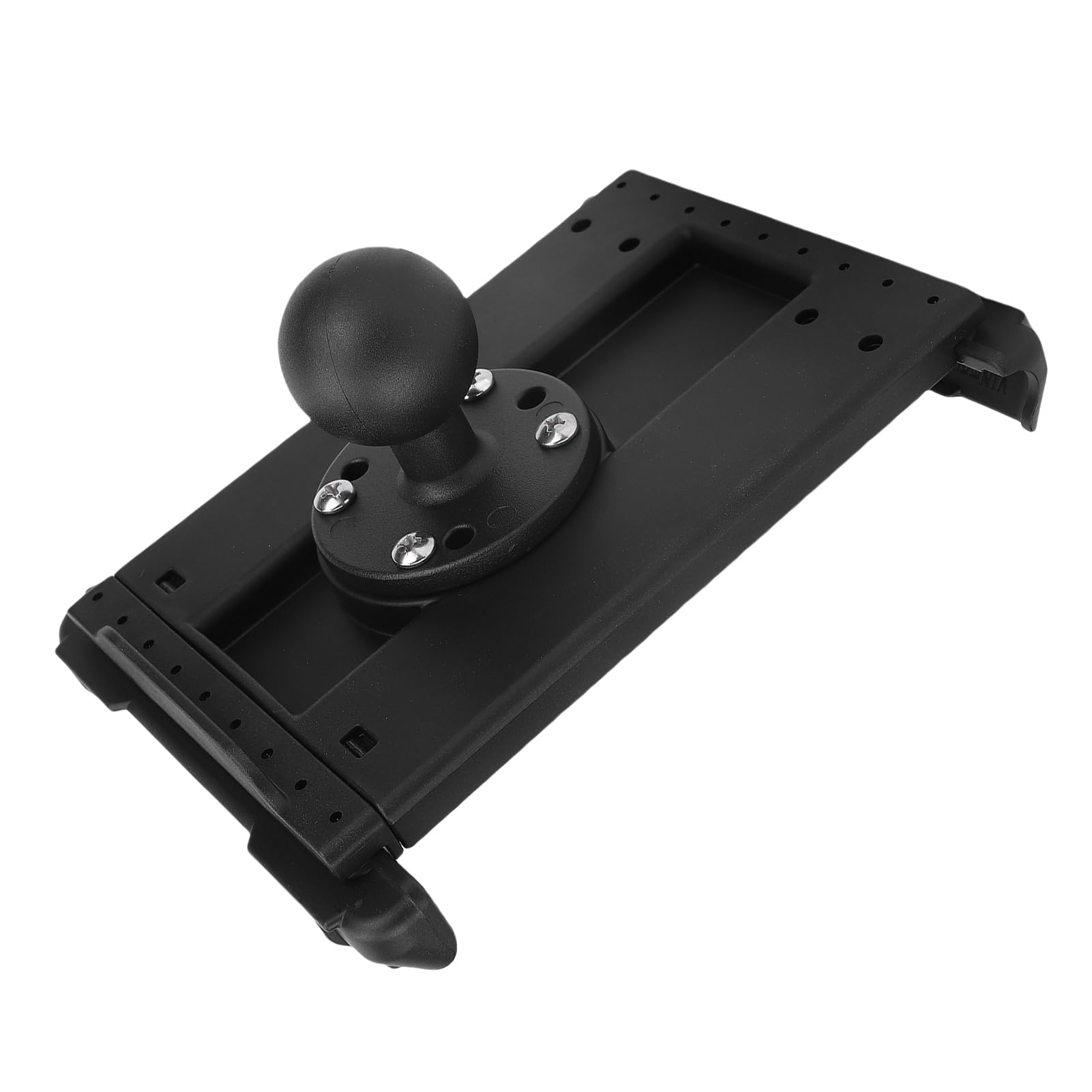 Supporto per Tablet Resistente, Supporto per Tablet Industriale Regolabile con Bordi Laterali per Veicoli, Camion, Auto, Compatibile con Accessori con Testa a Sfera da 1 e 1,5