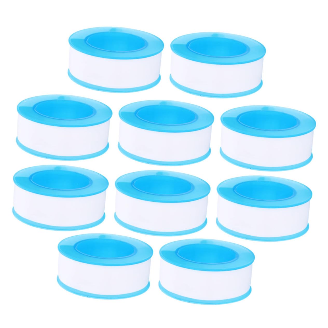 Cabilock 5 Series Cinta De Tubo De Gas Delgado Tubería De Colores Cinta Selladora De Agua Sello Agujereado Cinta Adhesiva De Goma Cinta De Sellado De Ptfe 10 Rollos*5
