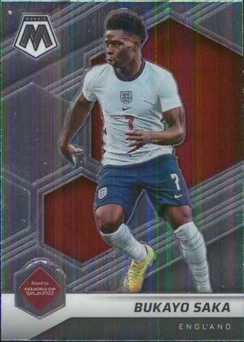 BUKAYO SAKA 2021-22 Panini Mosaic FIFA Road to World Cup #40 NM+-MT+ Soccer
