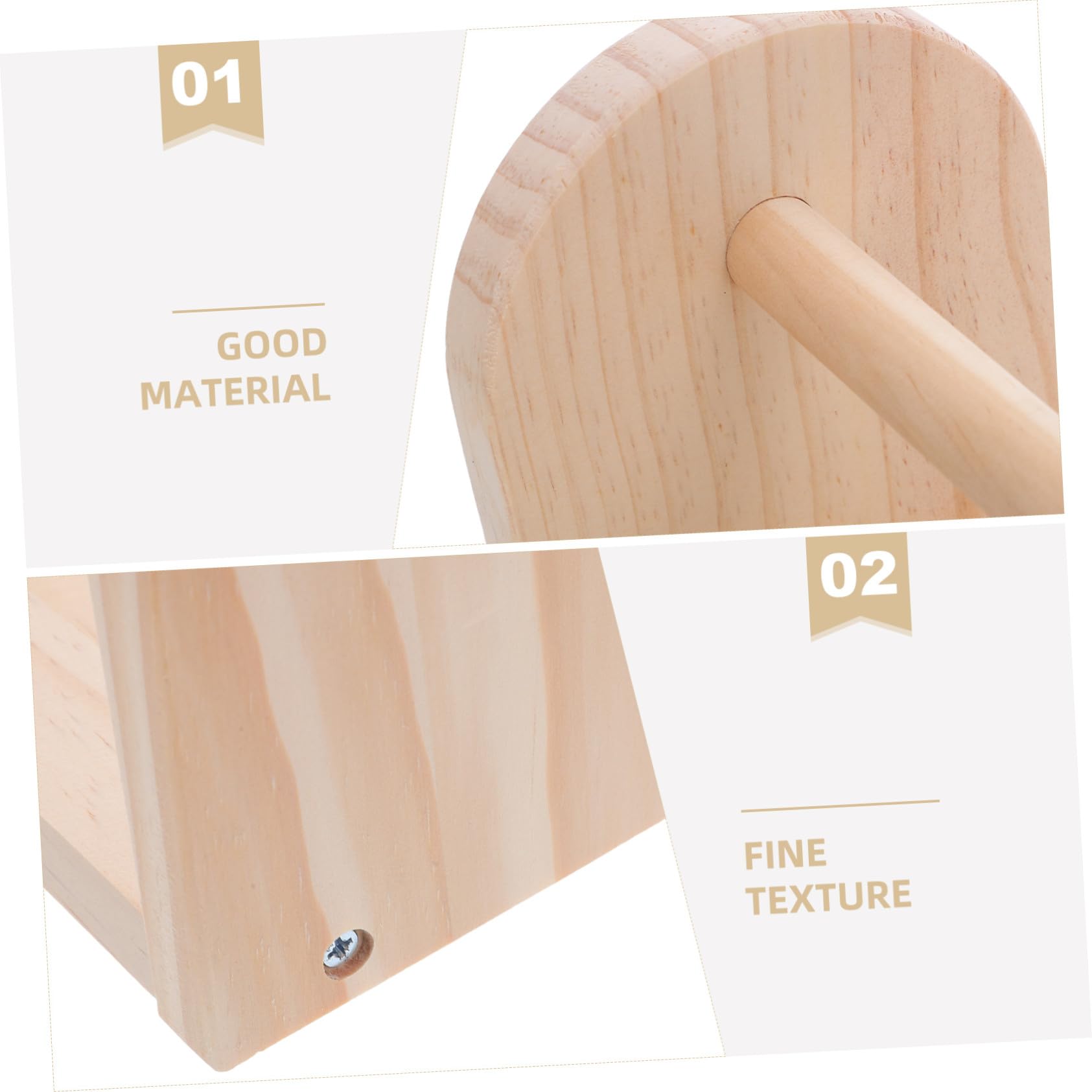 Dispenser Nastro Adesivo in Legno con Base Antiscivolo Supporto Multifunzione per Nastro da Ufficio Cucina e Artigianato Organizzatore Compatto per Scrivania