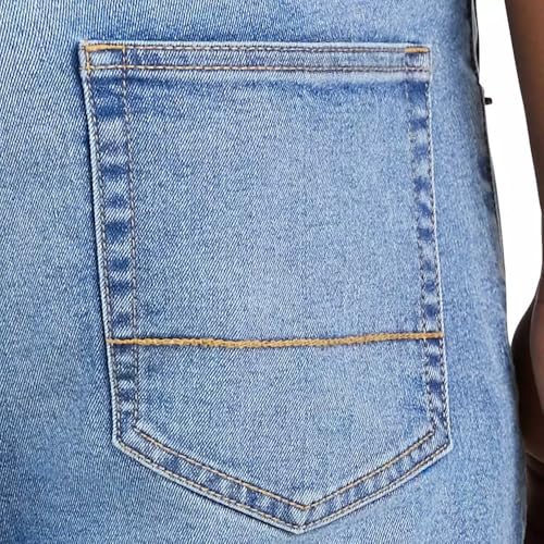 IZOD Men's Comfort Stretch Straight Fit Jeans (US, Waist Inseam, 32, 30, Regular, Regular, Blue)4