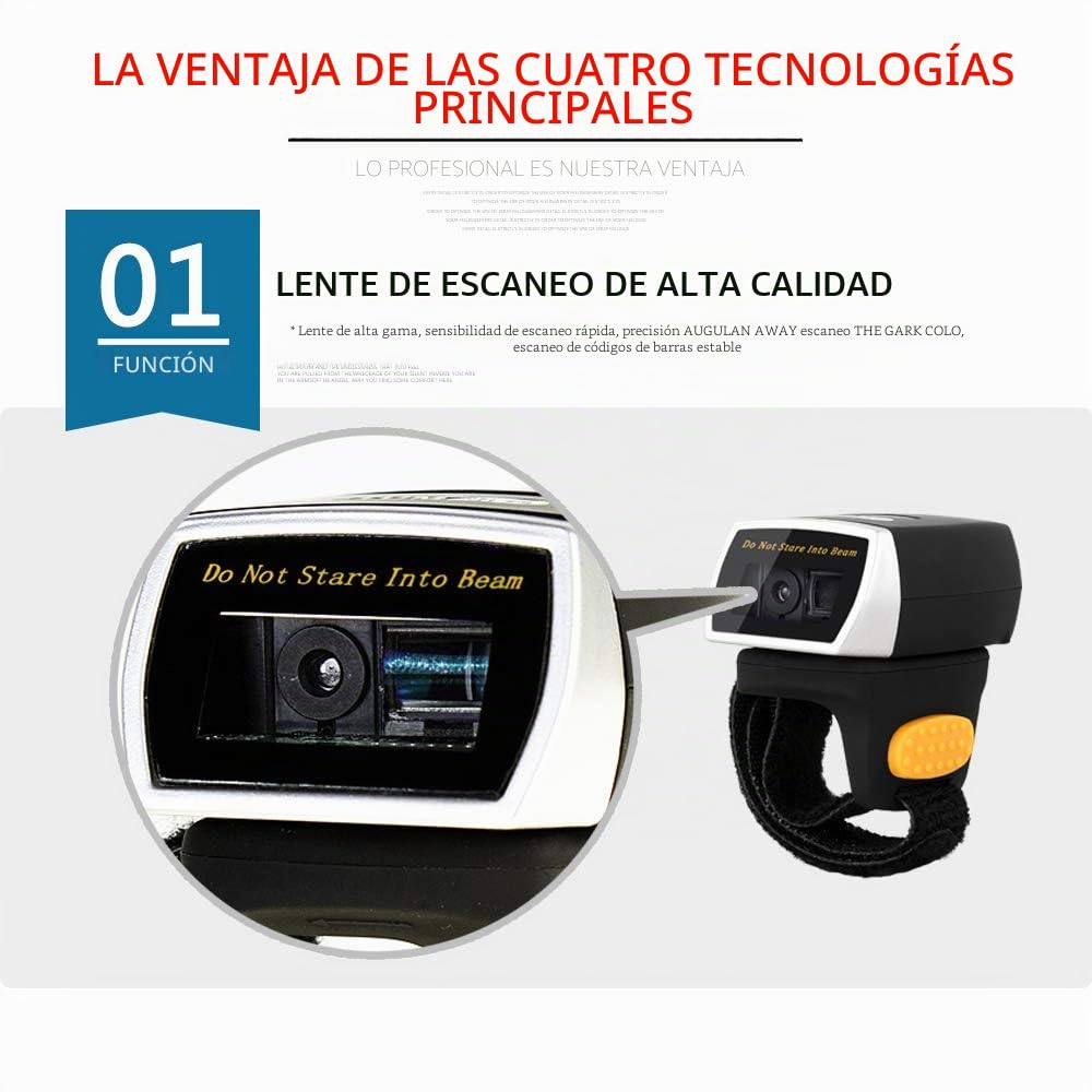 NetumScan - Escáner de Código de Barras con Bluetooth Mini 1D CCD Lector de Códigos de Barras Para Pago Móvil, Compatible con Pantalla de Ordenador, POS/Android/iOS/Mac/Windows/Linux/Ipad System NSR3