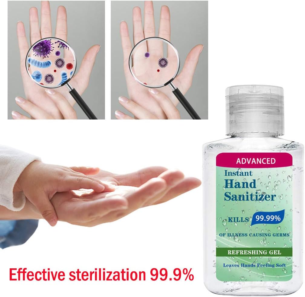 Thing-ning 50ml Hand Sànitizer Gel Hand Gel Refreshing Hand Gel Disposable Hand Wash for Adults Kids Pocket Size Hand Cleaner Gel,Non-irritating,Pump Bottleon-irritating,Pump Bottle (3pcs)