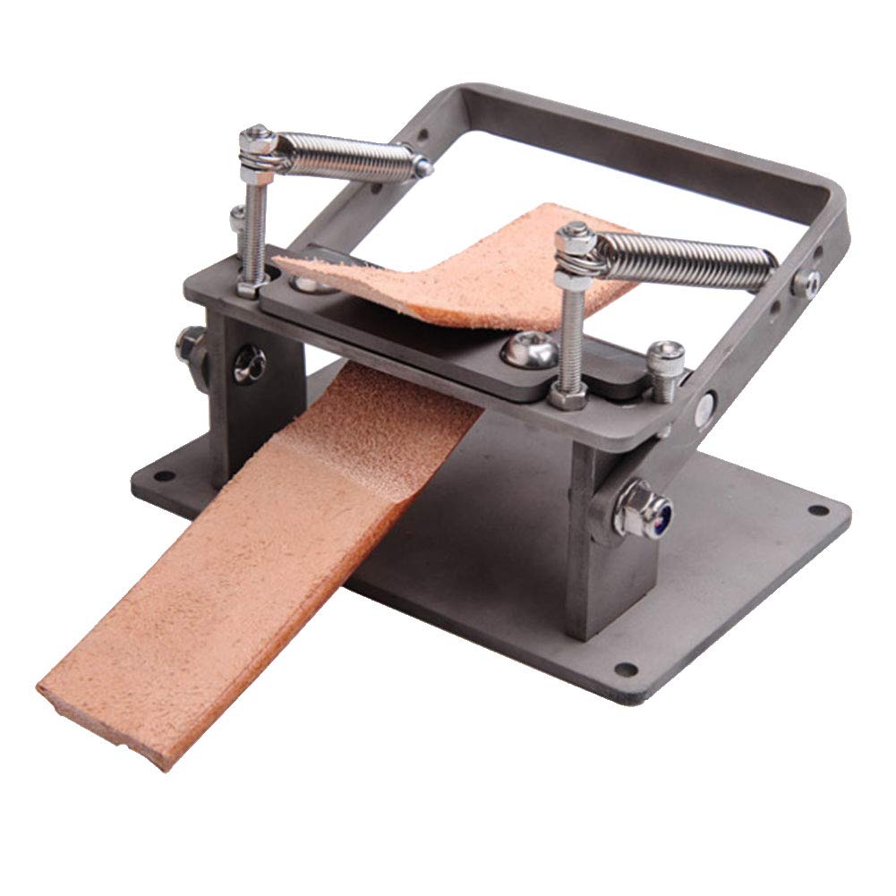 AMONIDA Raschiatore per Pelle Utensile Manuale Raschietto per Pelle Manuale Durevole Spessore Regolabile per Progetti in Acciaio Inossidabile 1 unità