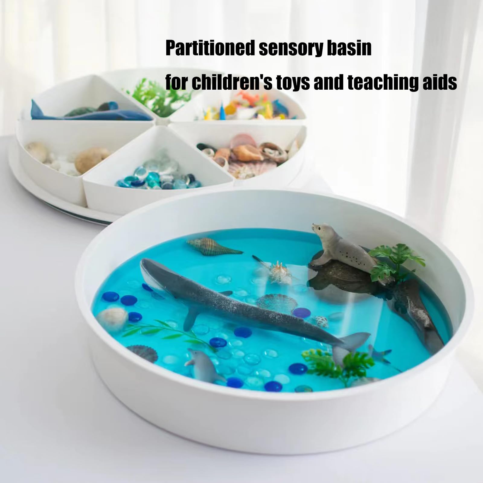 Kits De Bandeja Juego Sensorial con Bandeja Divisoria para Niños Promueve Habilidades Motoras Y Desarrollo La Escuela Desarrollo