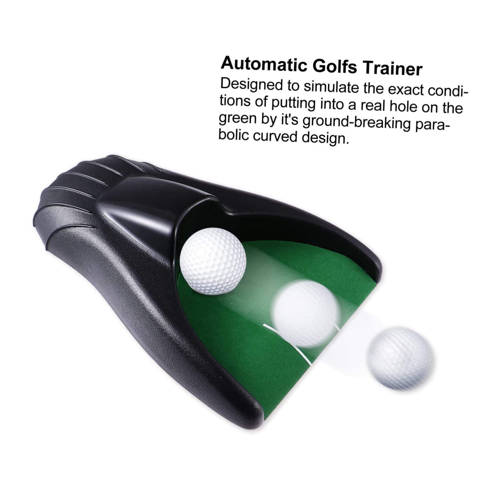 POPETPOP Automatic Golf Trainer Return Machine for Practice Lightweight Portable Design Batteries Not Included for Skill Improvement and Convenient Use