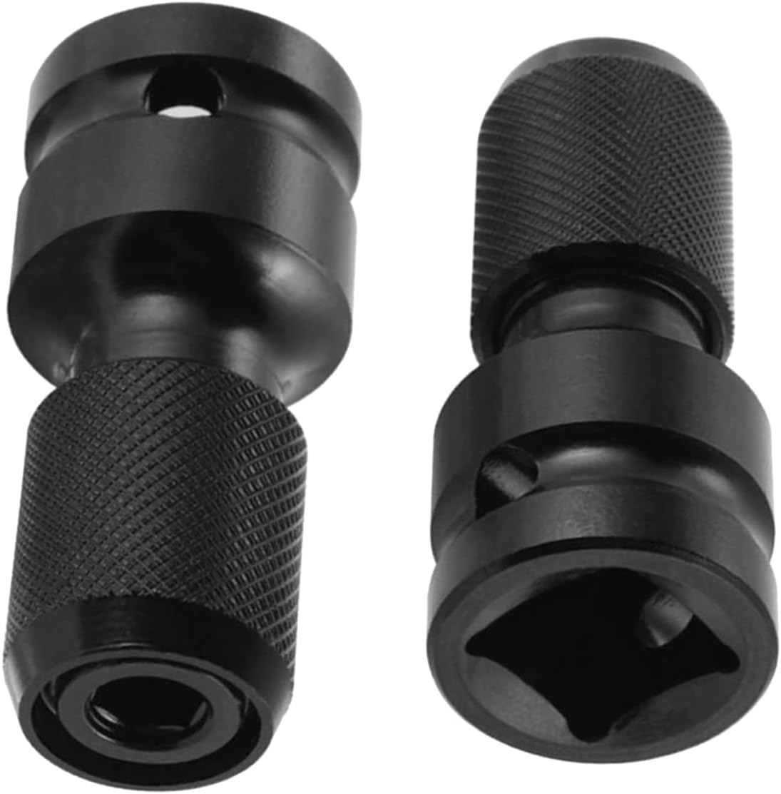 2 Pcs Hex Shank Socket Adapter Precision Metal Chuck Converter Sturdy