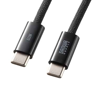 Amazon.co.jp: サンワサプライ USB Type-Cケーブル(2m) シリコン