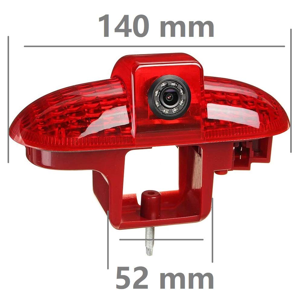 Auto trzeci dach górny uchwyt światło hamowania kamera cofania do samochodu Renault Trafic,Opel Combo,Vauxhall Vivaro +4,3 cala monitor DVD TFT ekran samochód ciężarowy wyświetlacz LCD