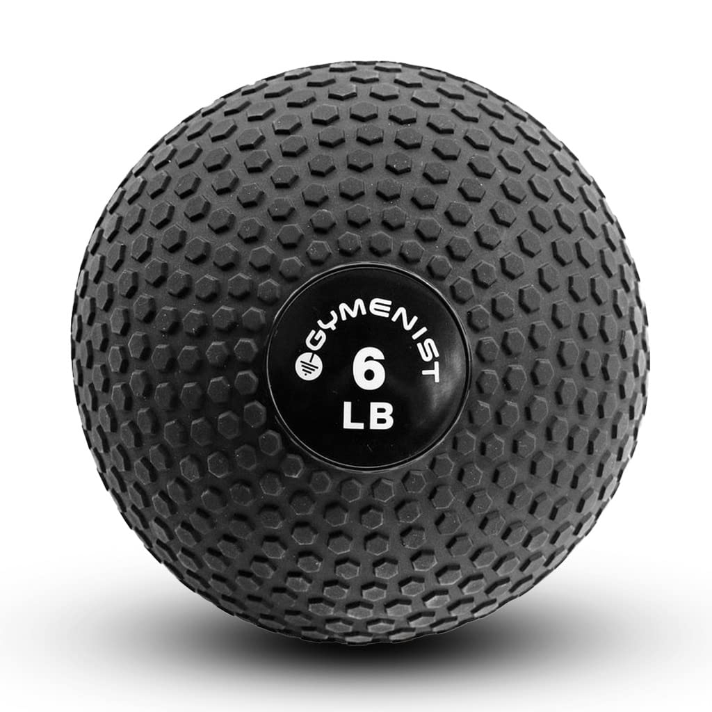 Photo 1 of GYMENIST Weighted No Bounce Slam Ball Intensive Workout Training- 4-LB Black Classic