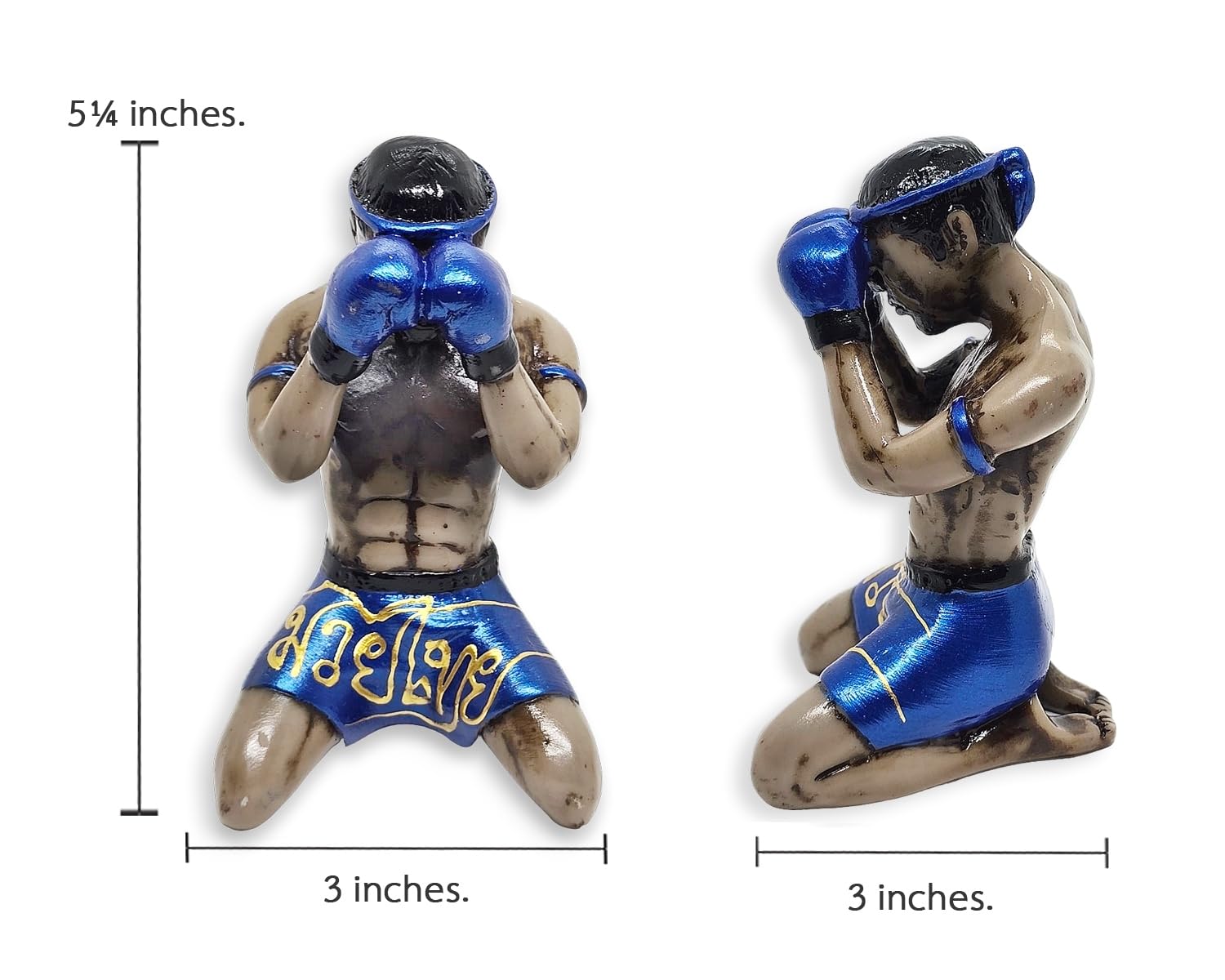 ムエタイ　ボクシング 　置物 Amazon.co.jp: BestySuperStore ムエタイ 5¼インチ ハイブルー