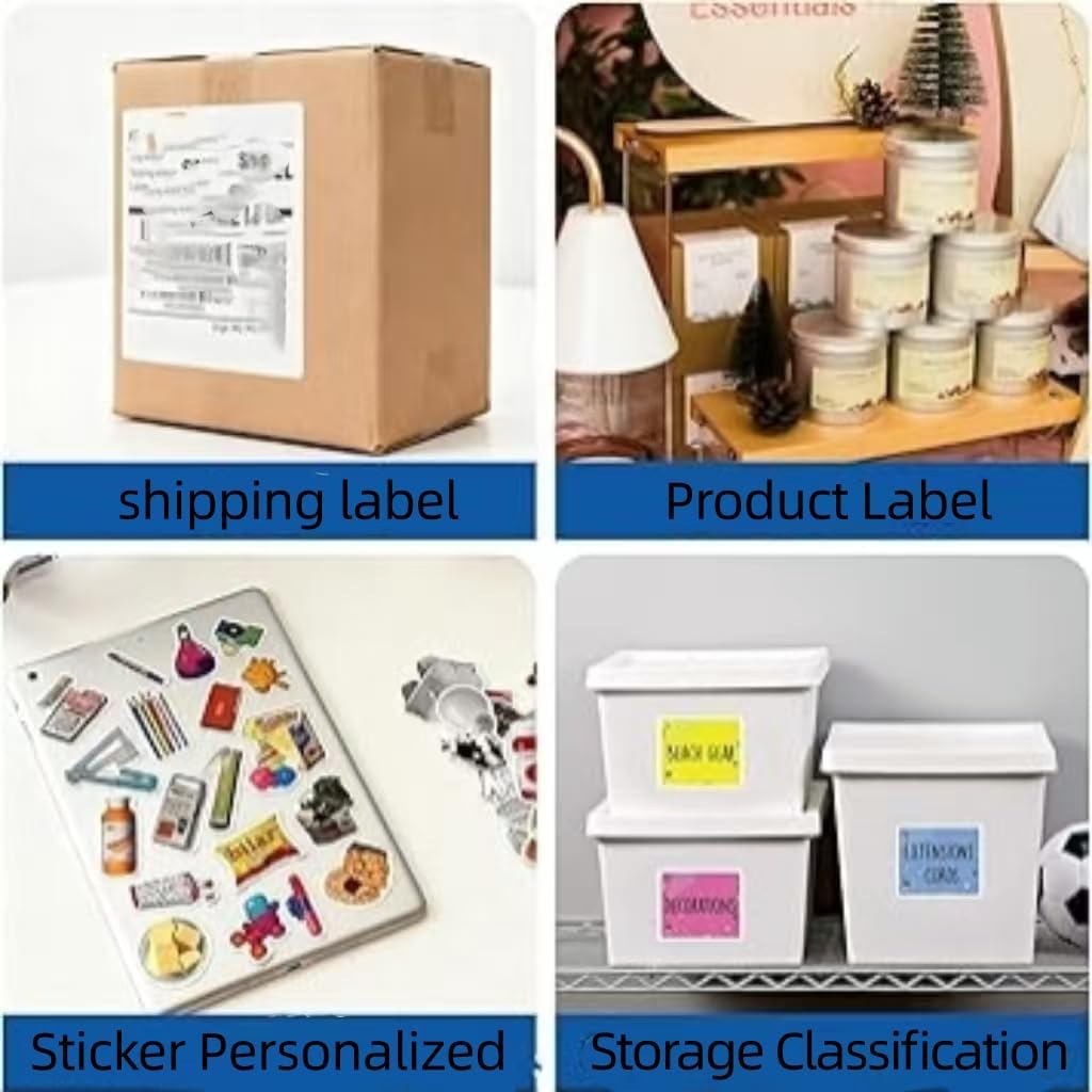 ZGBZCL Sticker Paper for Inkjet 40 Sheets 8.5" x11” Matte Sticker Printer Paper Full Sheet Labels, Sticker Paper for Printer Sticker Labels, for Laser/Inkjet (40 Sheet, 8.5''x11'') - Image 5