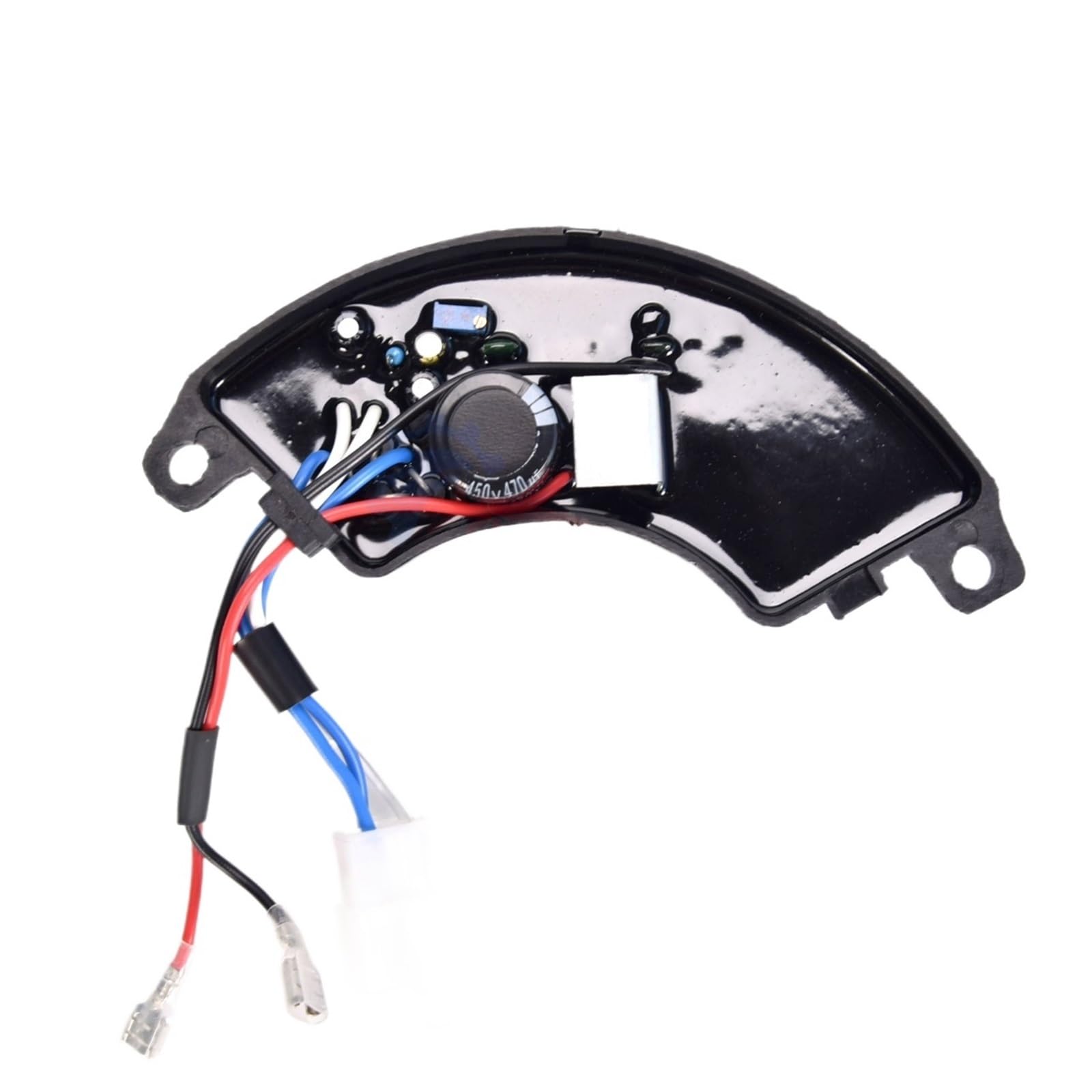 Estabilizador de generador de Gasolina Universal AVR de 5 kW, 6 Cables, regulador automático de Voltaje, 220 V, Placa de Control monofásica, 400 V, 470 UF, 1 Unidad(6 Wires 1 Phase)