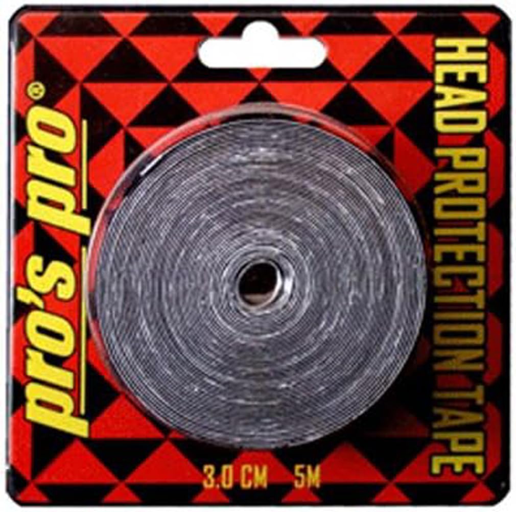 Cinta protectora para raquetas de tenis, 5 m (2,5 cm)