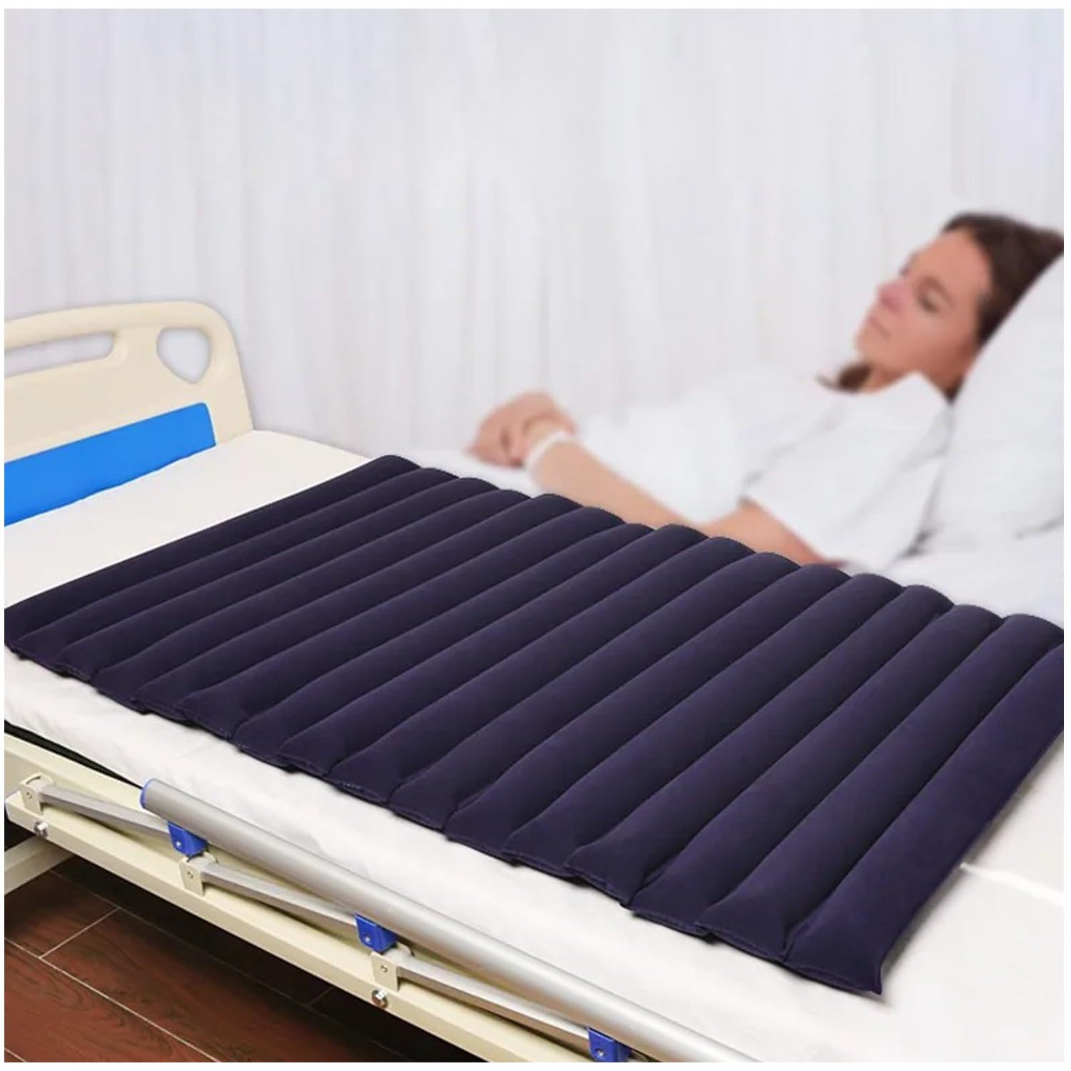Materasso Ad Aria Antidecubito,Cuscino Per Sedia A Rotelle,Cuscino Gonfiabile Per Supporto Schiena E Glutei,Materasso A Pressione Per Anziani, Disabili,Letto Ospedaliero,Uso Domestico 80X160cm