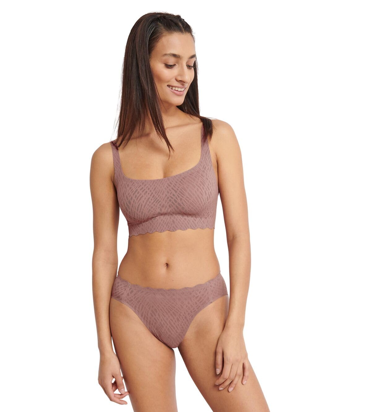Sloggi Women's ZERO Feel Bliss Top Undershirt, Cacao, XS