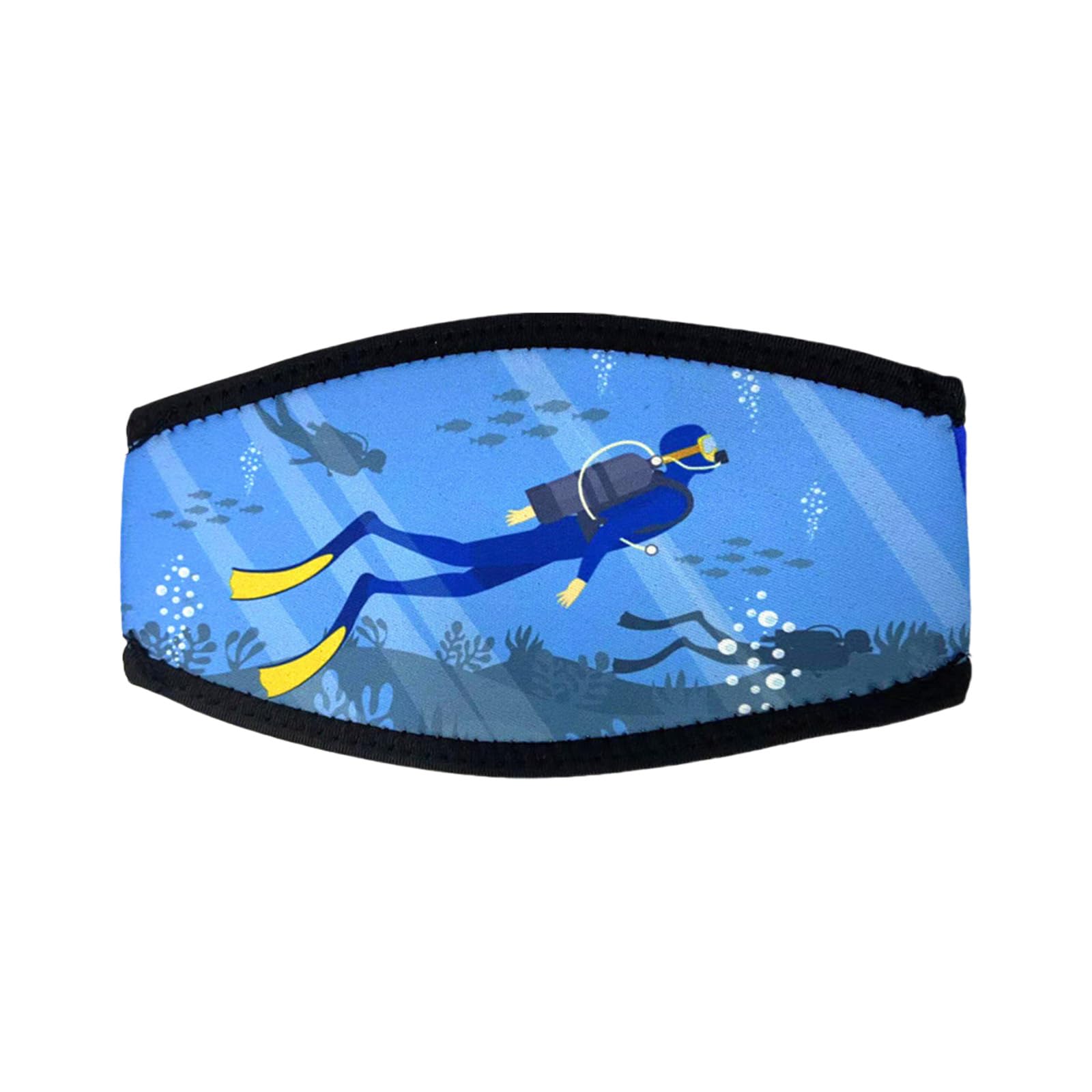 Kangnice Neoprene Diving Straps Swimming Dives and Snorkels Straps Neoprene Straps Covers Nonslip Hair Protector