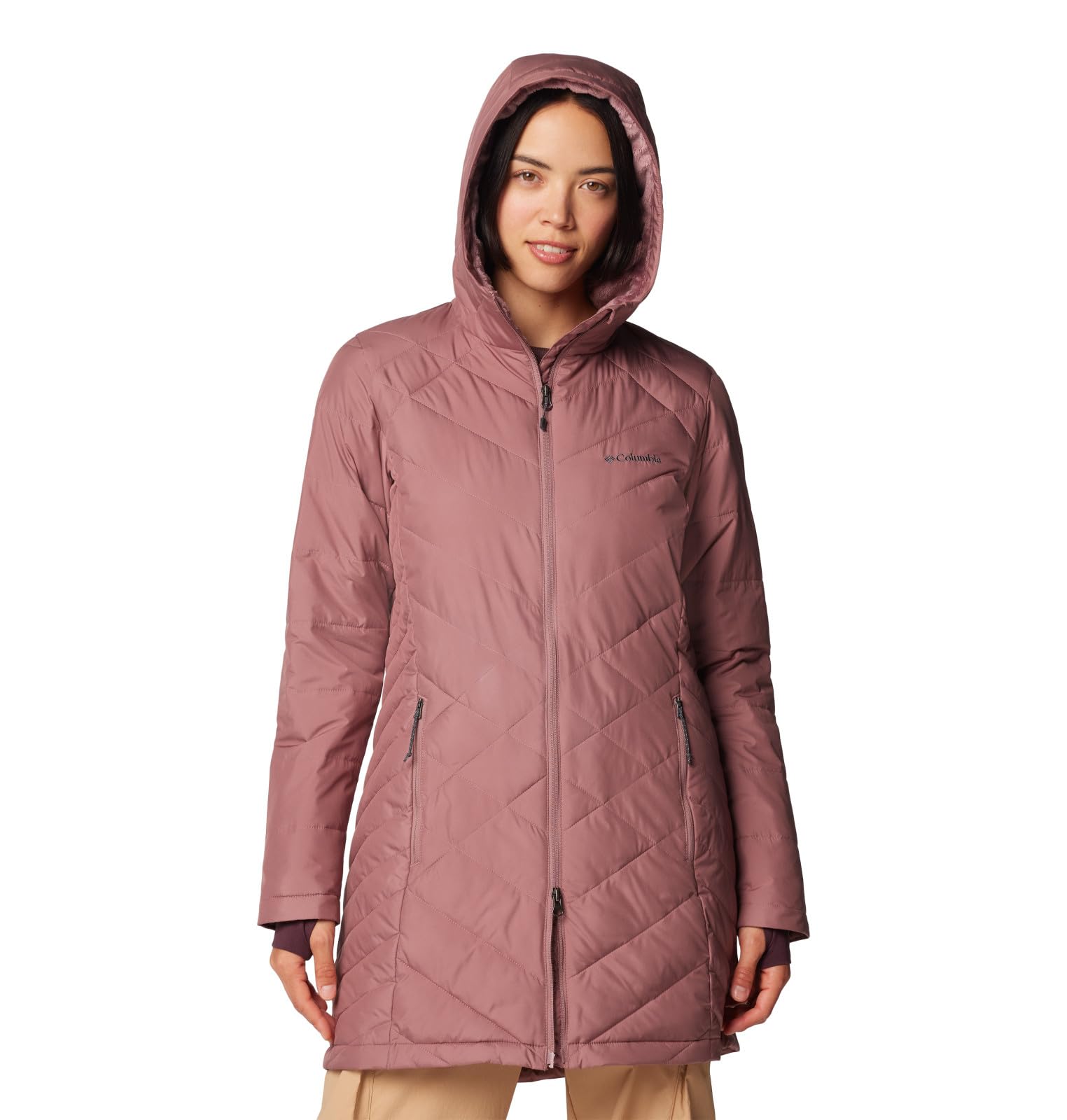 Columbia Womens Heavenly Long Hooded Jacket