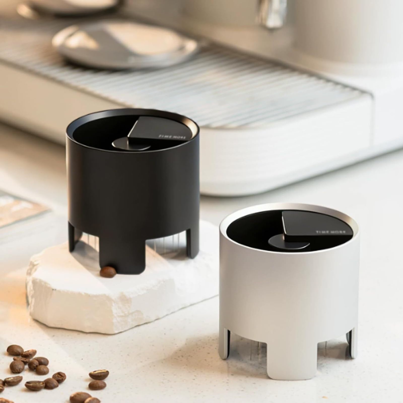 Distributore di caffè elettrico, 58 mm, agitatore espresso con 12+6 aghi, rotazione avanti/indietro, arresto automatico, compatibile con portafiltri dritti