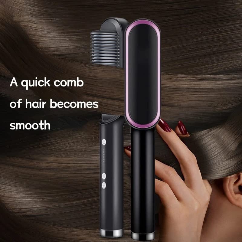 Cepillo alisador multifuncional para cabello y barba miniatura 7