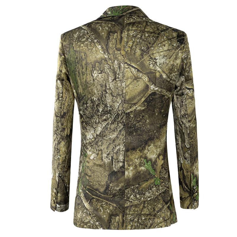 HBDesign Men's Retro Colored Camo Suit Classic Notched Collar Blazer for Special Events Daily Office Wear3