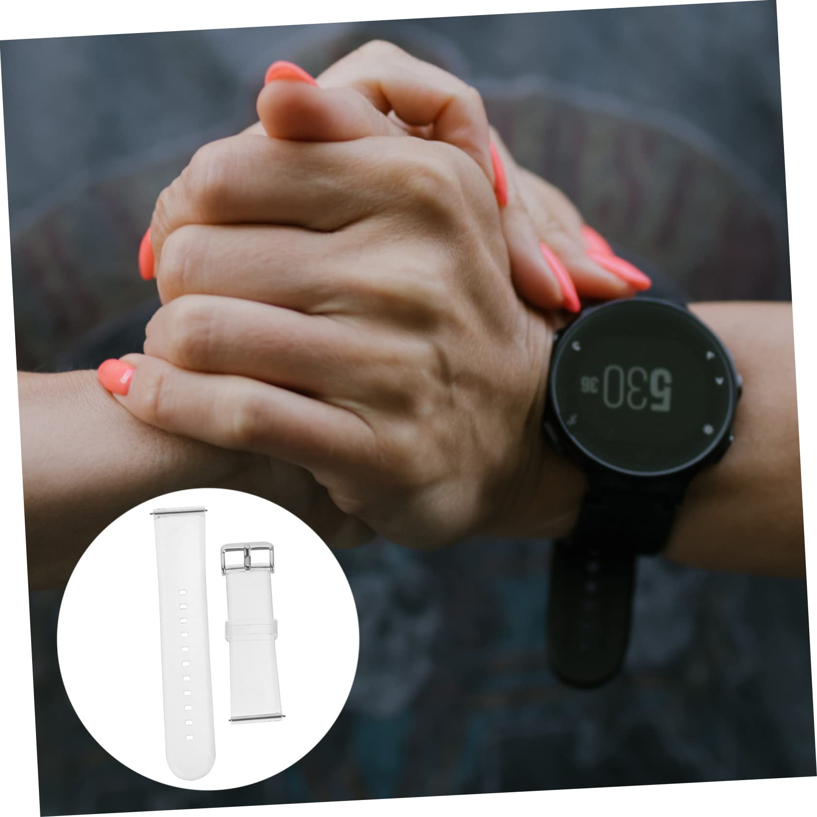 HOMSFOU Correa universal banda de reloj inteligente correa de reloj de moda bandas correa smartwatch correa rejoj reemplazo de correa de reloj banda de reloj universal