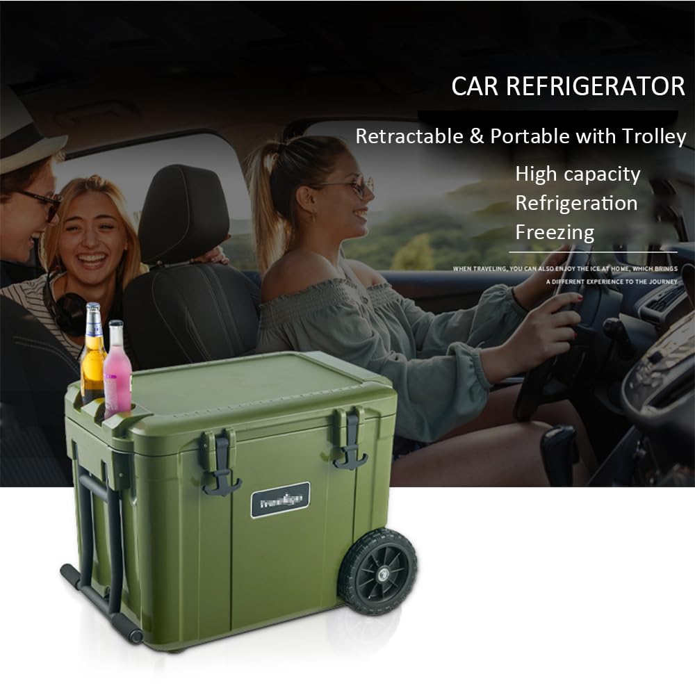 Refrigerador portátil del vehículo de la Alta Capacidad del refrigerador 12/24v del Coche, para Acampar el Barco Interior al Aire Libre de la Furgoneta Camper,45l