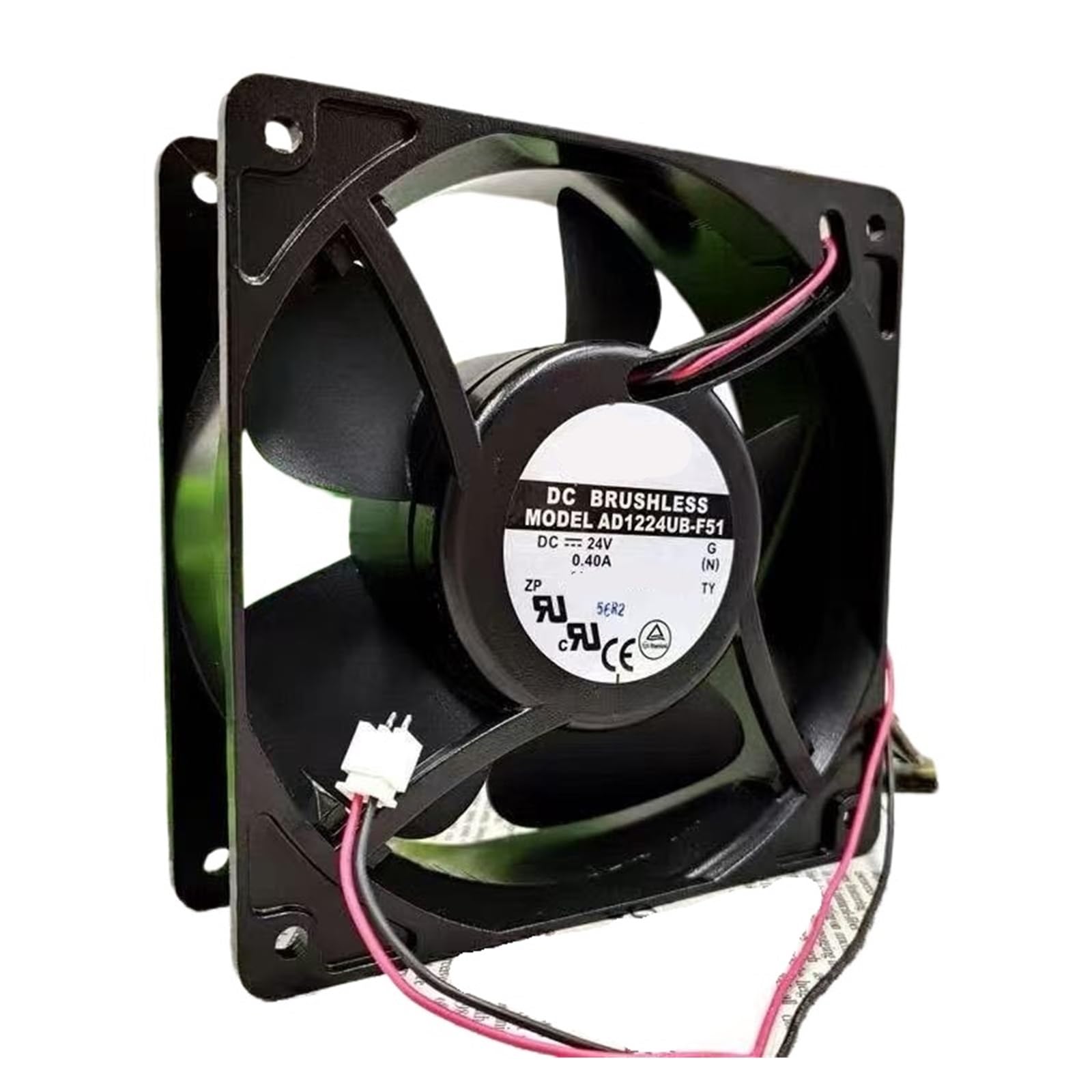 AD1224UB-F51 120x120x38mm 24V 0.40A Dual Ball Bearing 3200RPM 120CFM Fan
