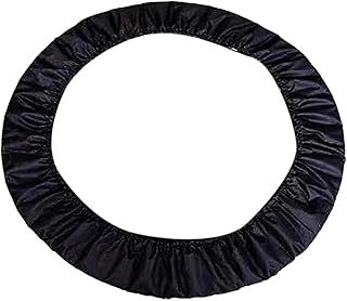トランポリン カバー 布 6本足 交換用 91cm 96cm 102cm 替え 耐久性 厚いオックスフォード生地 外側にゴム 良好な伸縮性 簡単なインストール 子供の足を守るために 家庭用 102cm ブラック 102cm ブラック