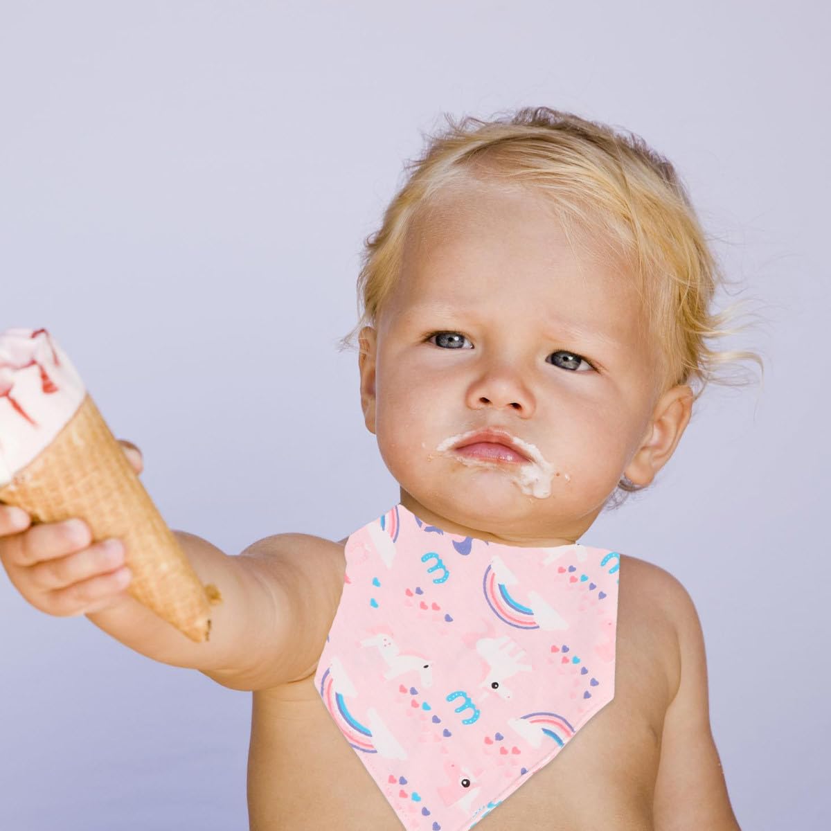 Abaodam bavaglini semplici bavaglini per il pranzo bavaglini impermeabili salviette di saliva bavaglini per neonati sciarpe triangolari infantili bavaglini neonati rosa