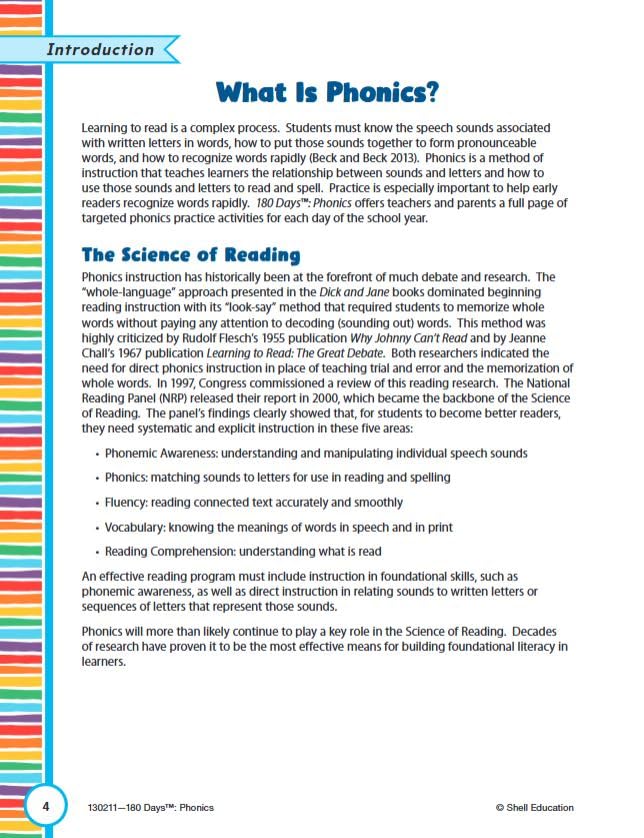 180 Days of Phonics for Prekindergarten (180 Days of Practice) - Image 4