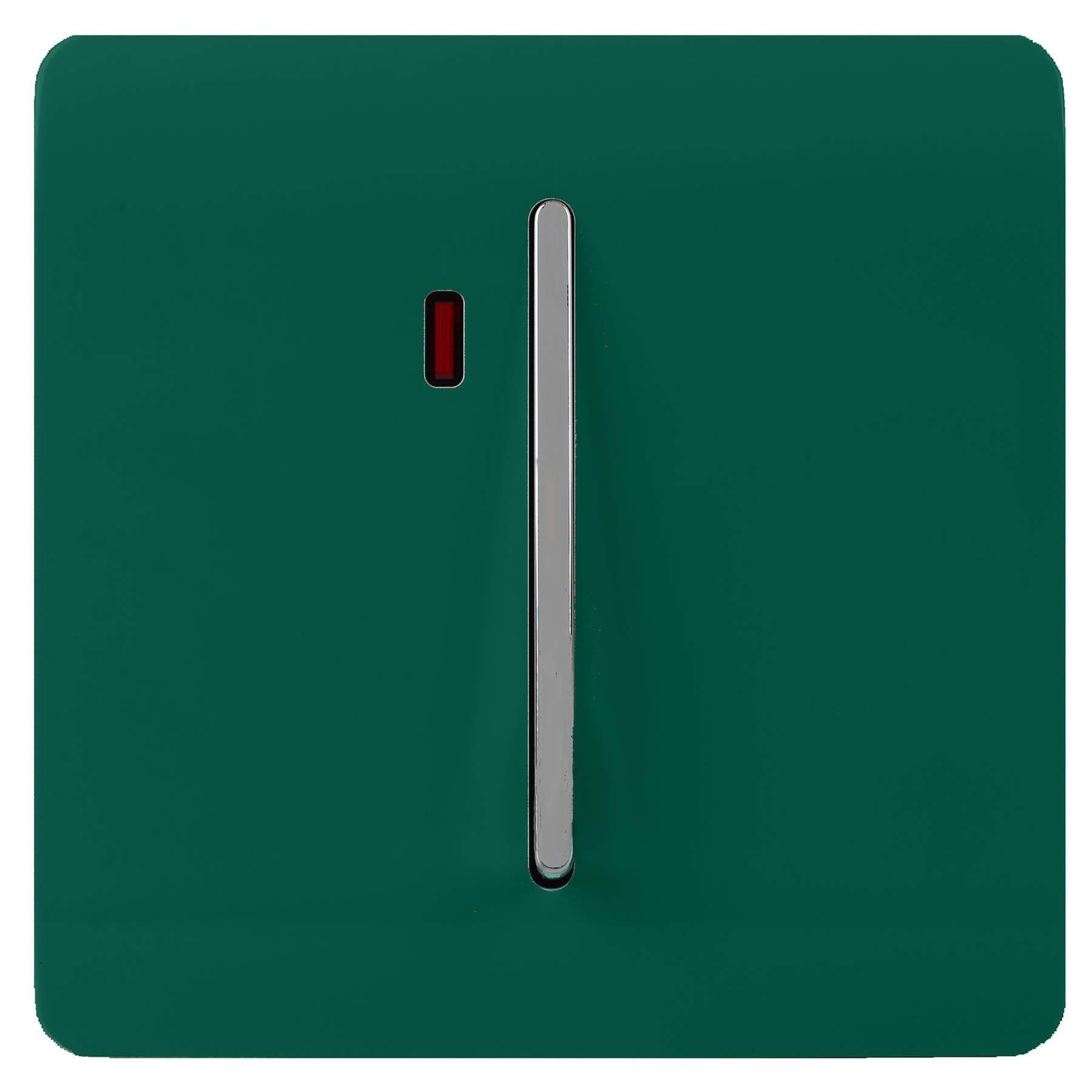 Trendi Switch Trendi 20 A Switch & Neon Insert Light/Dark/Green