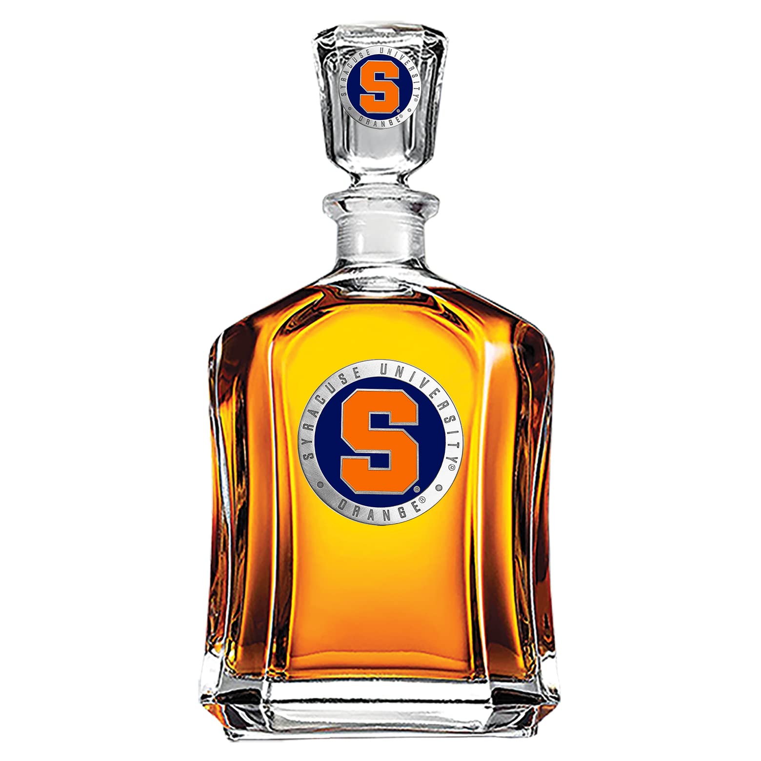 Heritage Pewter Syracuse Capitol Decanter | 24 OZ Liquor Pourer | Expertly Crafted Pewter Glass