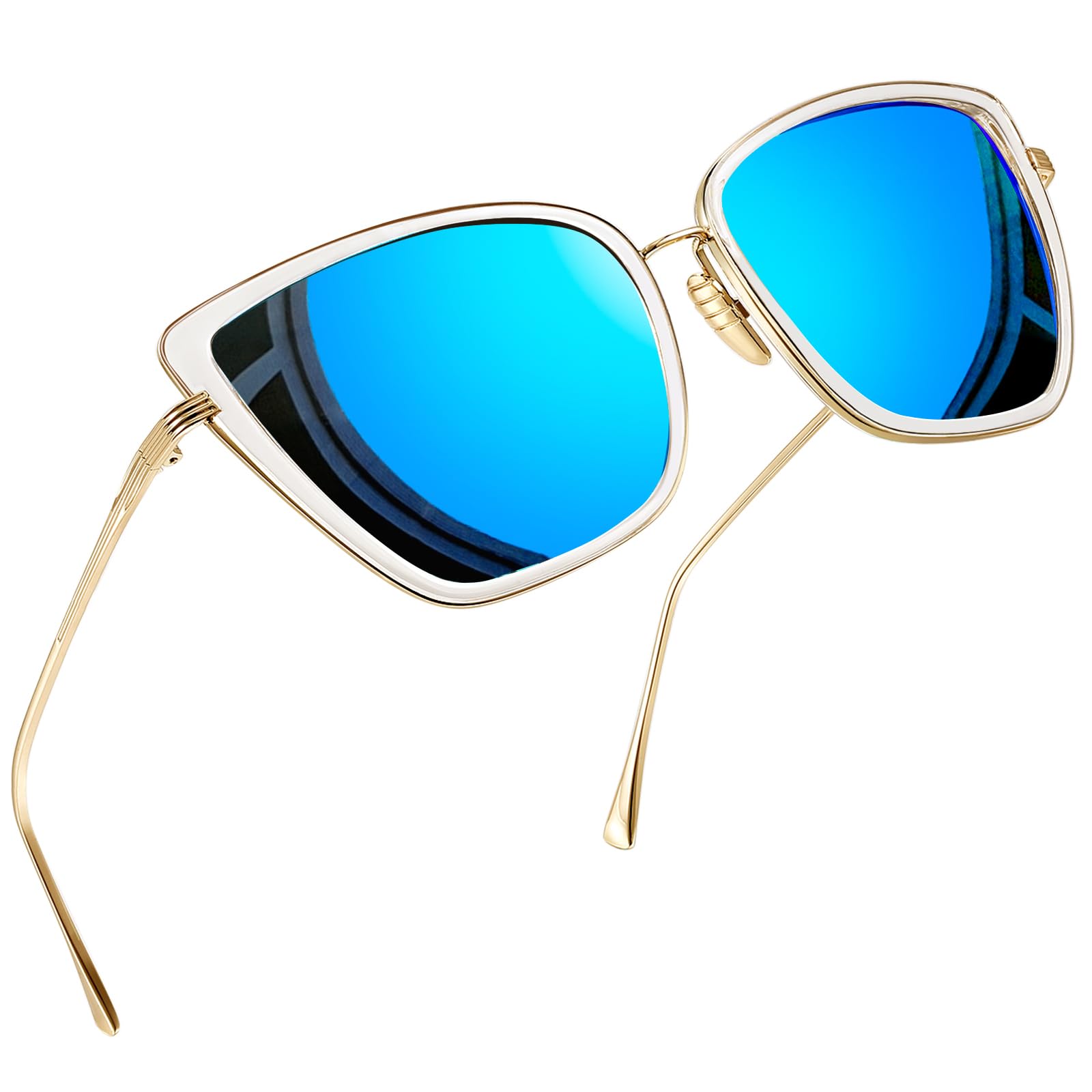 Joopin Oversized Cateye Sunglasses for Women Fashion Cat Eye Sun Glasses UV Protection Ladies Shades Sunnies