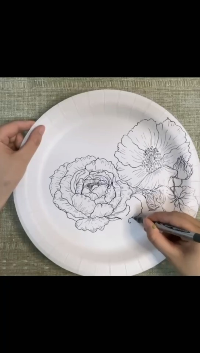 JOLLY CHEF Lot De 140 Assiettes En Carton De 21,3 Cm, Résistantes Au Trempage, Résistantes Aux Coupures, Passent Au Micro-ondes, Assiettes Jetables Imprimées Pour Un Usage Quotidien