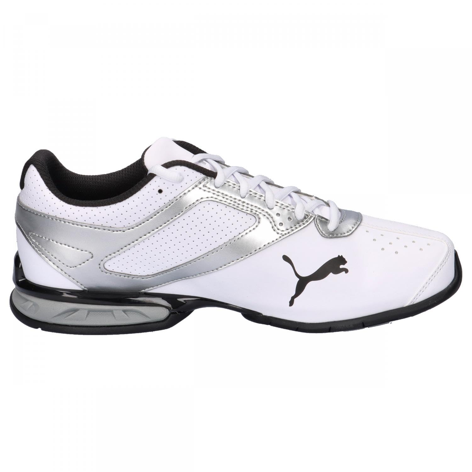Puma Tazon 6 FM, Herren Cross-Trainer, Weiß (PUMA WHITE-PUMA SILVER-PUMA BLACK), 44 EU (9.5 UK)