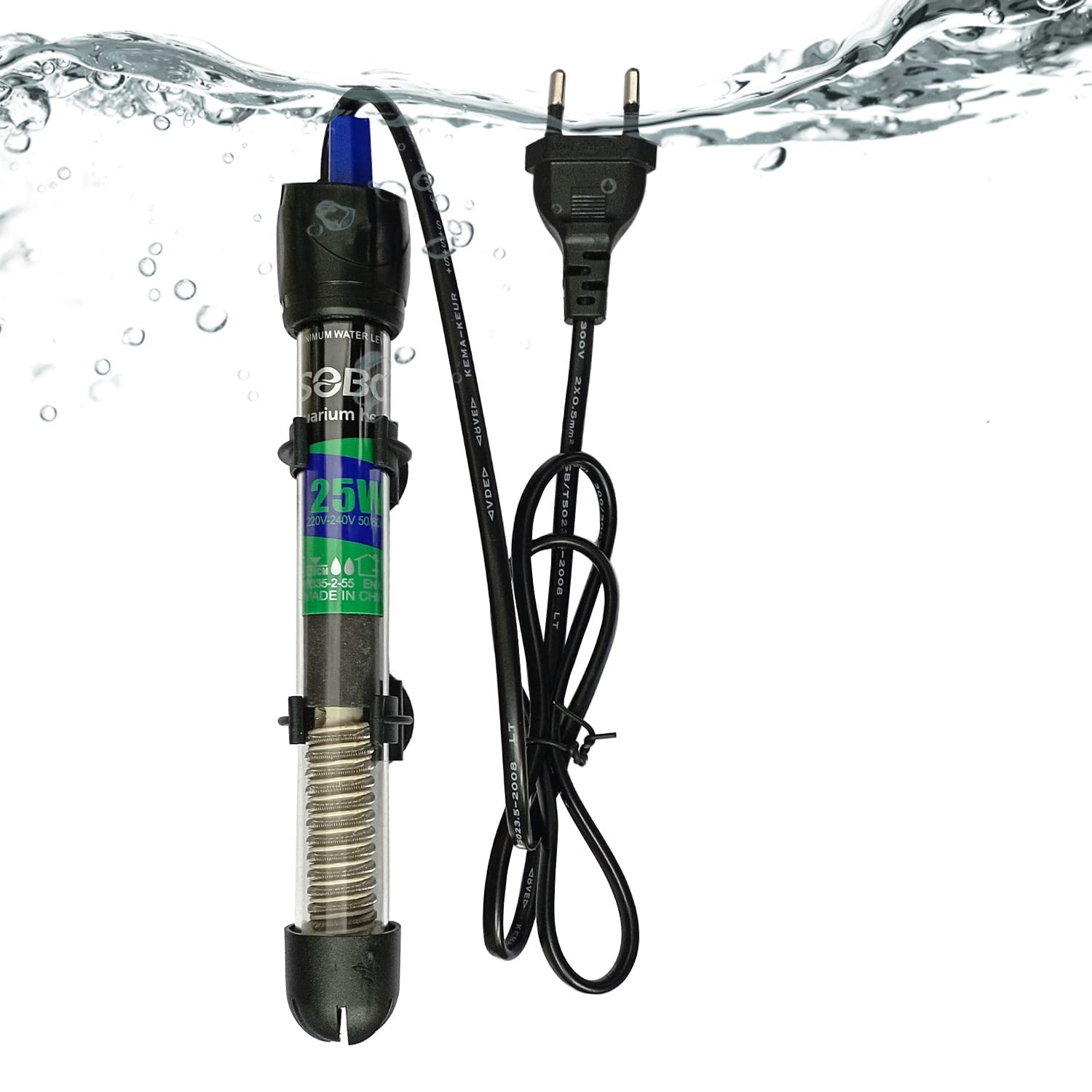 Jainsons Pet Products Sobo Glass Aquarium Heater Fully Submersible